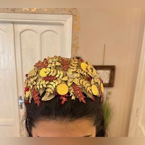 Handmade Henna/ Indian Headpiece